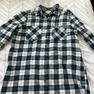 3/4 Sleeve Flannel Tunic from Papaya - size Small